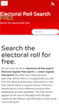 Mobile Screenshot of electoralrollsearchfree.co.uk